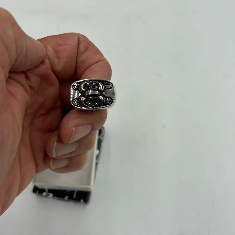 Chrome hearts, 950 sterling silver ring size 7. Unisex.